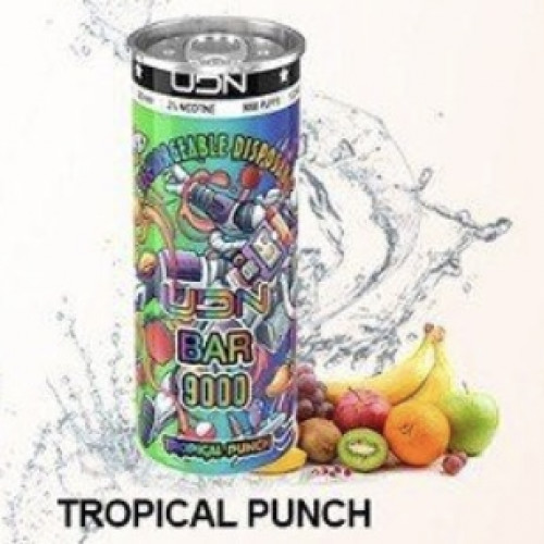 Электронная сигарета UDN BAR 9000 Strawberry Cherry (УДН Бар Клубника Вишня)